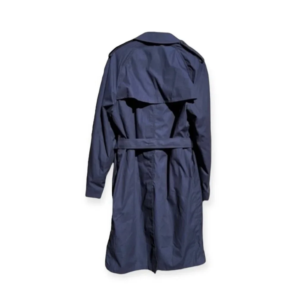 🌻Conversion Air Force Blue All-Weather Military Trench Coat Size 42XL